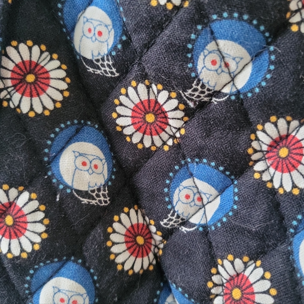 Vera Bradley Retired Night Owl  Quilted Overnight Duffle Travel Bag - Picture 7 of 15